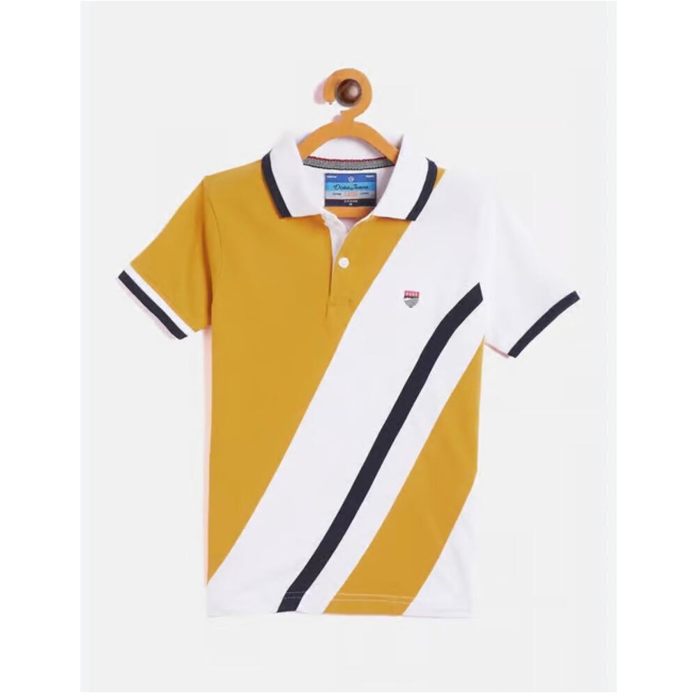 Duke Jeans Boys Polo Shirt Size 14 yrs Crest Preppy